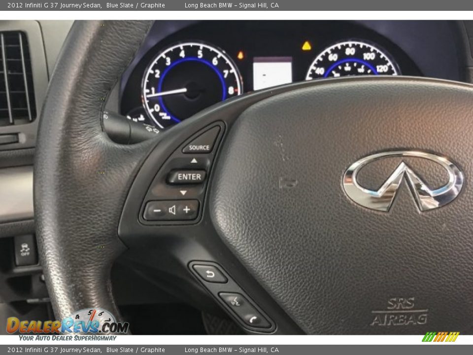 2012 Infiniti G 37 Journey Sedan Blue Slate / Graphite Photo #14