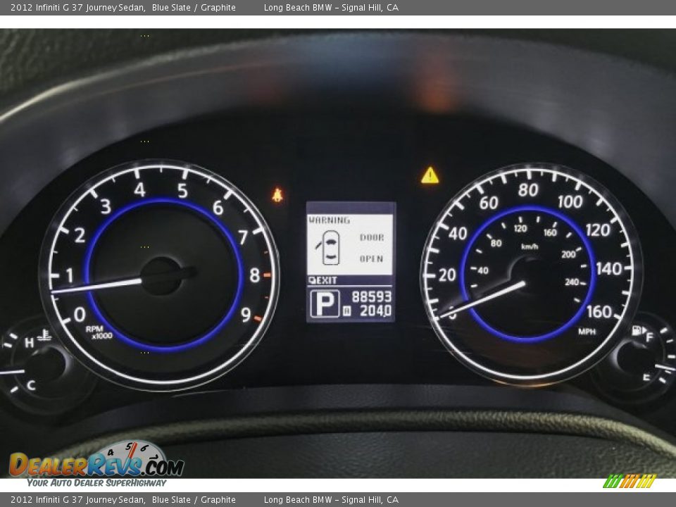 2012 Infiniti G 37 Journey Sedan Blue Slate / Graphite Photo #16