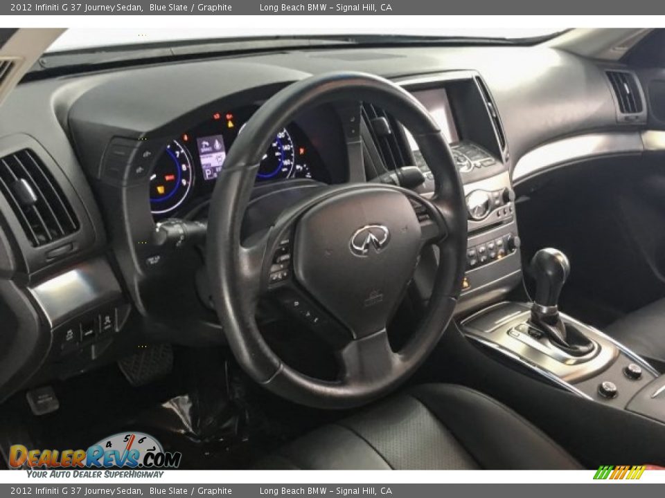 2012 Infiniti G 37 Journey Sedan Blue Slate / Graphite Photo #18