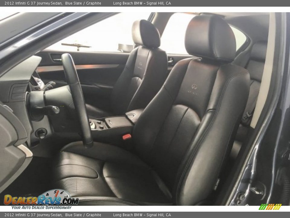 2012 Infiniti G 37 Journey Sedan Blue Slate / Graphite Photo #31