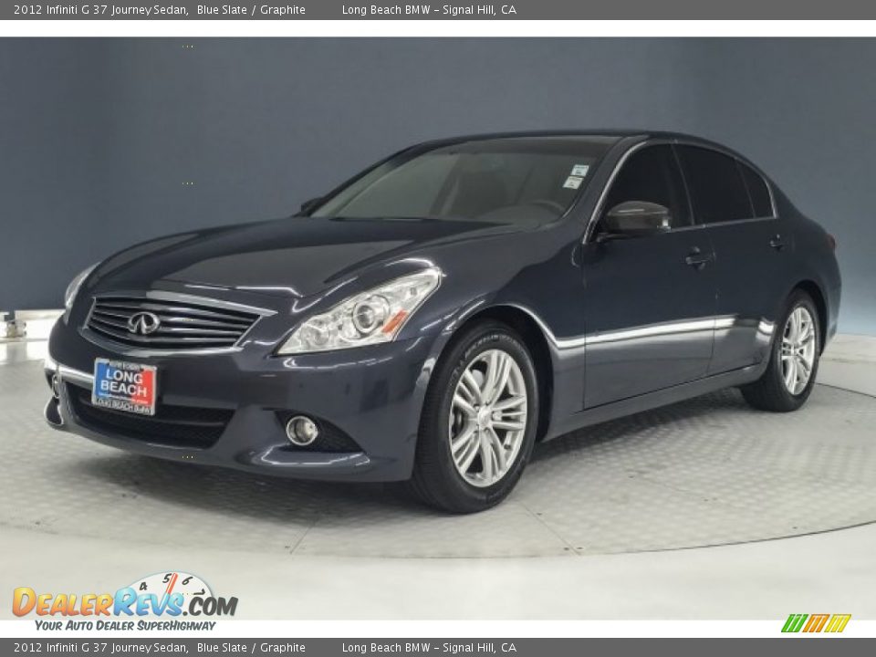 2012 Infiniti G 37 Journey Sedan Blue Slate / Graphite Photo #34