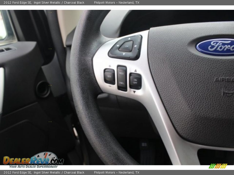 2012 Ford Edge SE Ingot Silver Metallic / Charcoal Black Photo #17