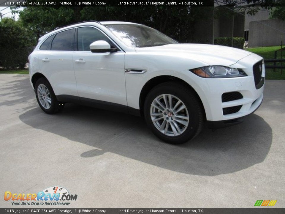 2018 Jaguar F-PACE 25t AWD Prestige Fuji White / Ebony Photo #1