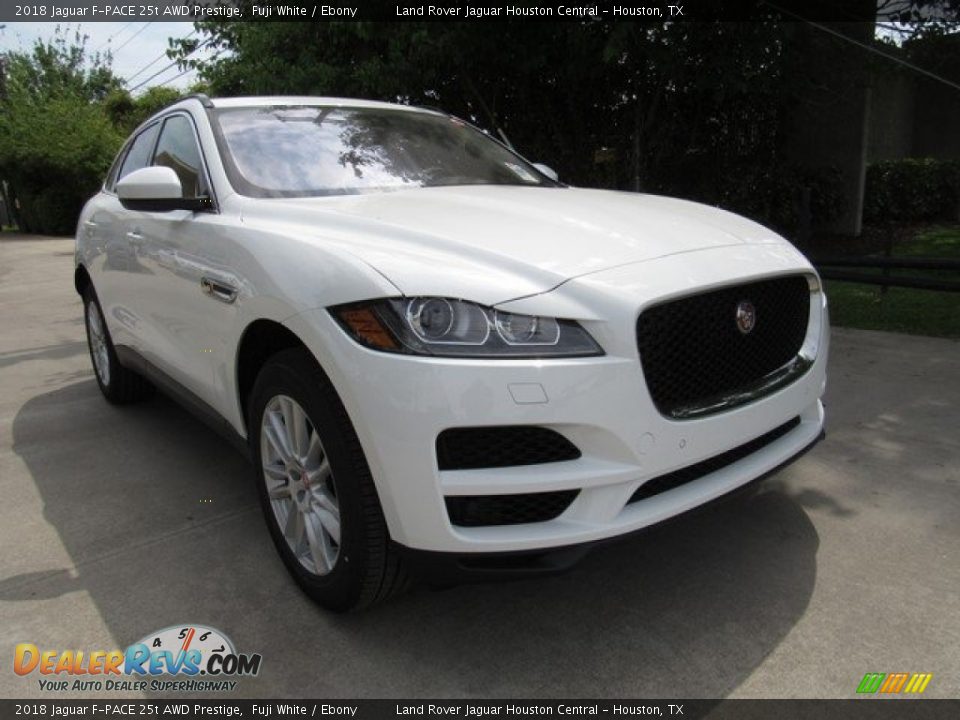 2018 Jaguar F-PACE 25t AWD Prestige Fuji White / Ebony Photo #2