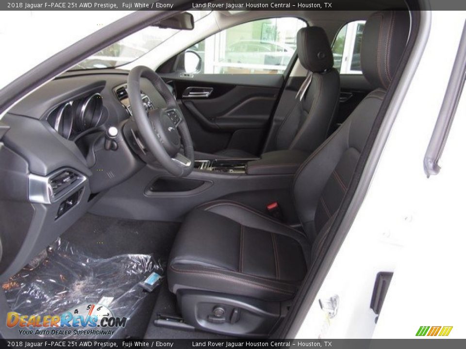 2018 Jaguar F-PACE 25t AWD Prestige Fuji White / Ebony Photo #3