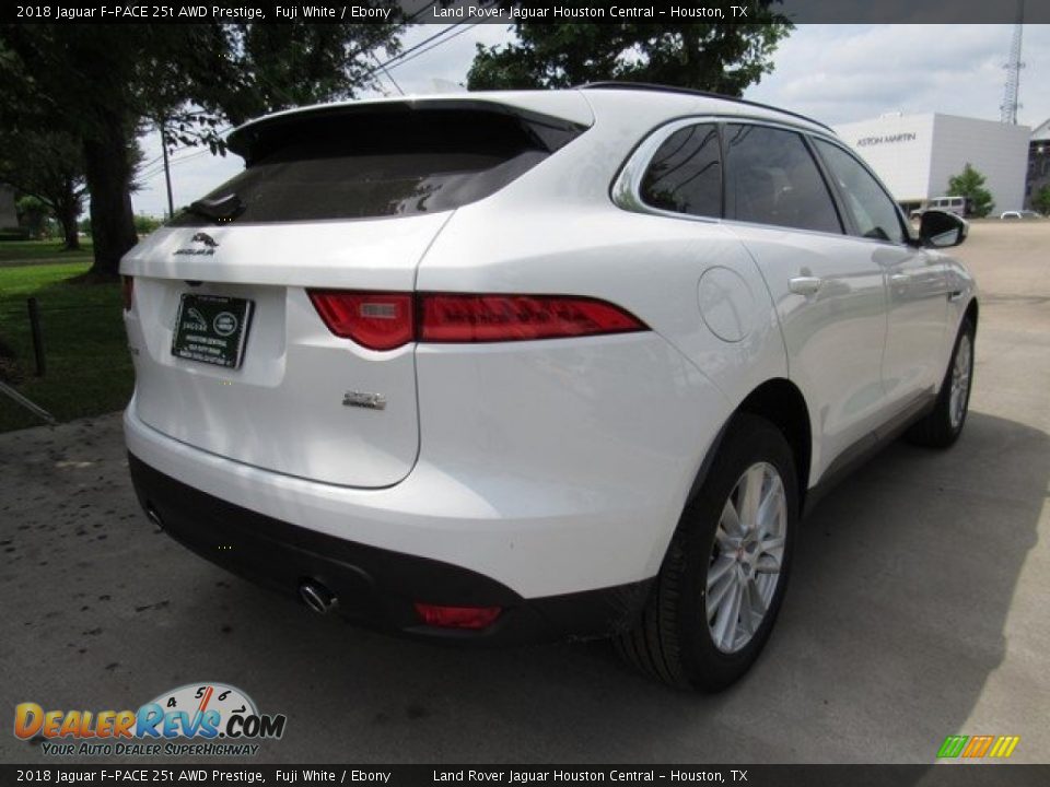 2018 Jaguar F-PACE 25t AWD Prestige Fuji White / Ebony Photo #7