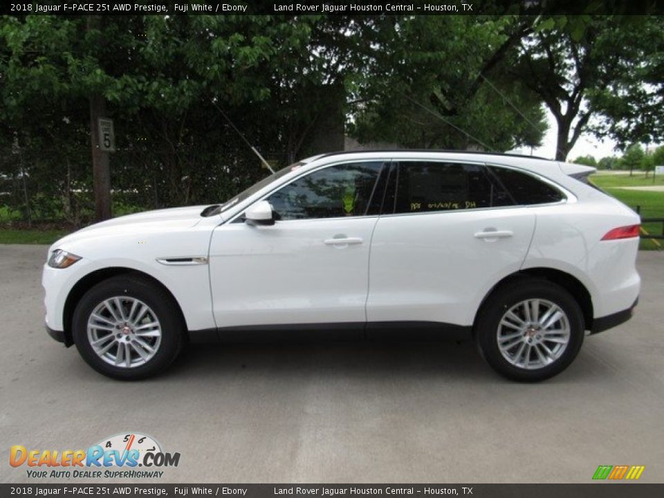 2018 Jaguar F-PACE 25t AWD Prestige Fuji White / Ebony Photo #11