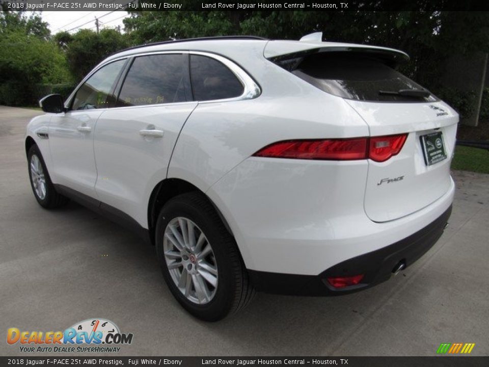 2018 Jaguar F-PACE 25t AWD Prestige Fuji White / Ebony Photo #12