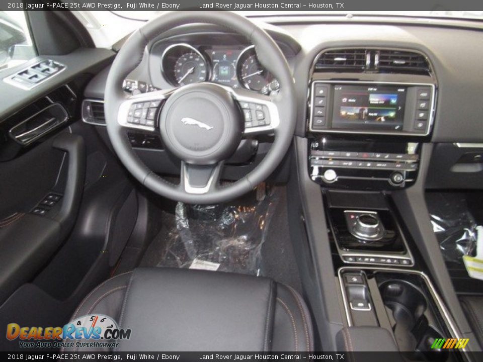 2018 Jaguar F-PACE 25t AWD Prestige Fuji White / Ebony Photo #13