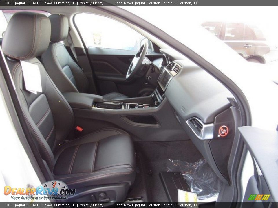 2018 Jaguar F-PACE 25t AWD Prestige Fuji White / Ebony Photo #19