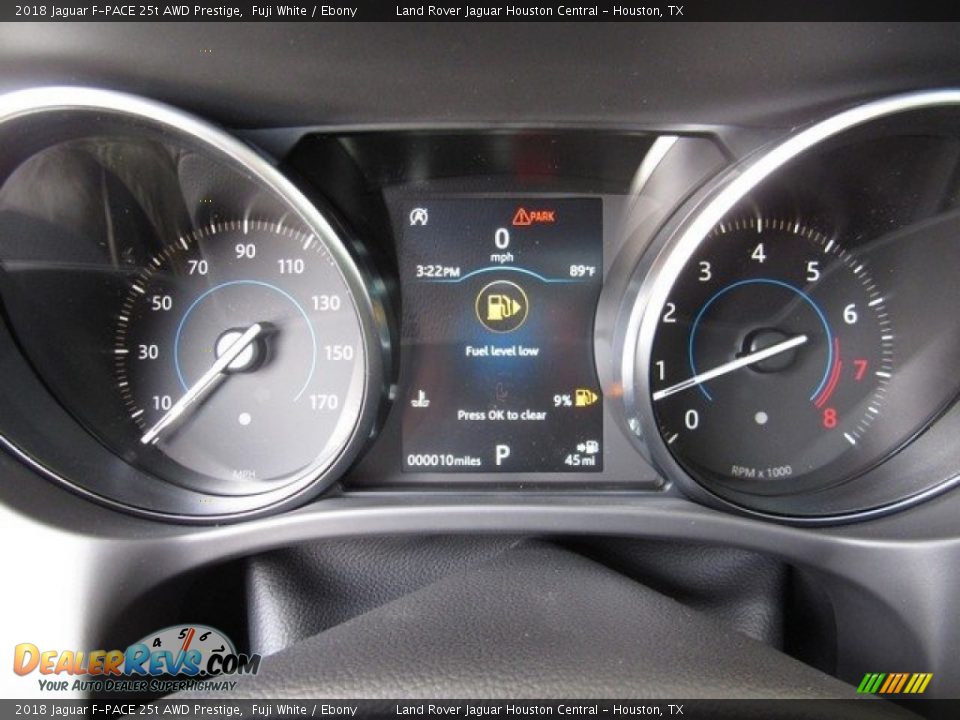 2018 Jaguar F-PACE 25t AWD Prestige Fuji White / Ebony Photo #31