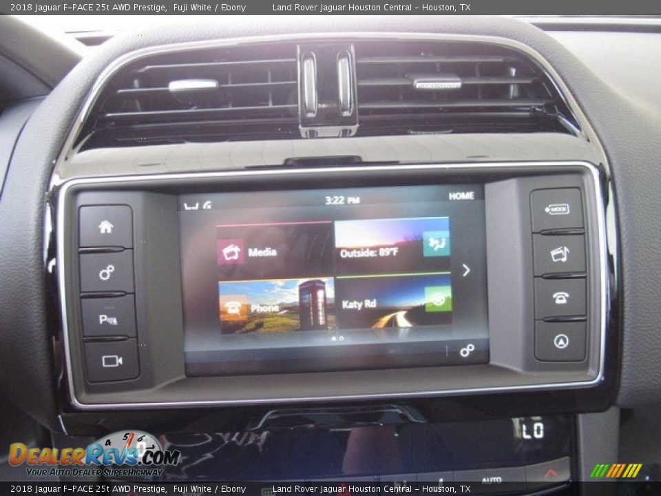 2018 Jaguar F-PACE 25t AWD Prestige Fuji White / Ebony Photo #32