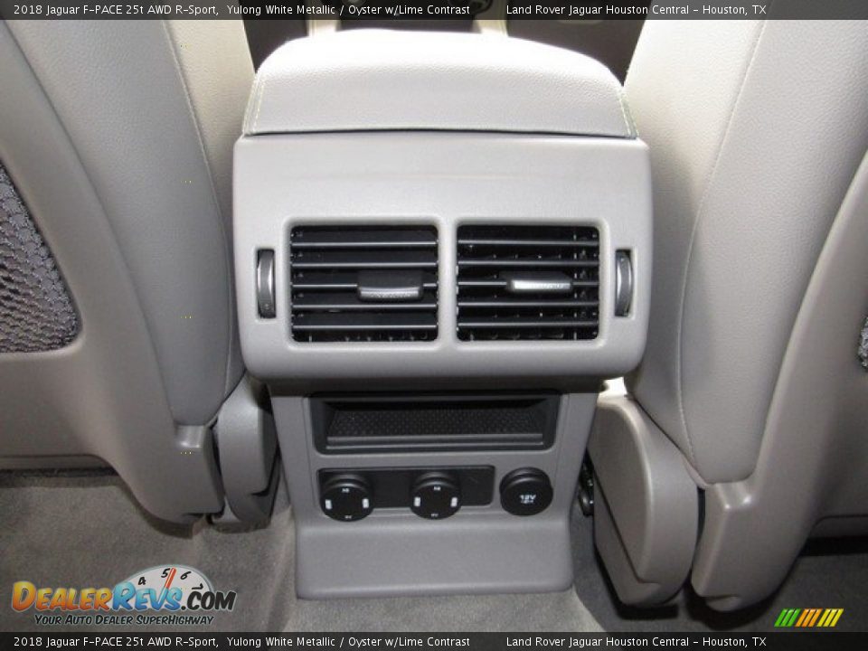 2018 Jaguar F-PACE 25t AWD R-Sport Yulong White Metallic / Oyster w/Lime Contrast Photo #15