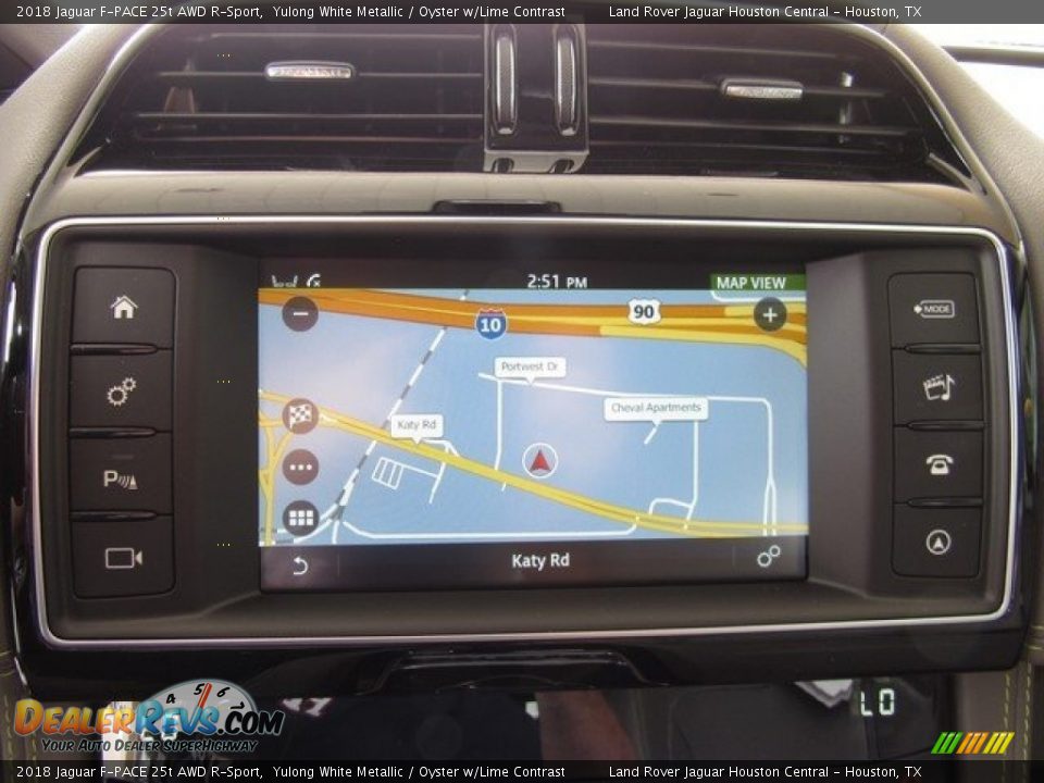 2018 Jaguar F-PACE 25t AWD R-Sport Yulong White Metallic / Oyster w/Lime Contrast Photo #33