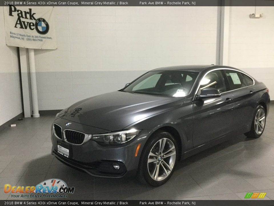 2018 BMW 4 Series 430i xDrive Gran Coupe Mineral Grey Metallic / Black Photo #1