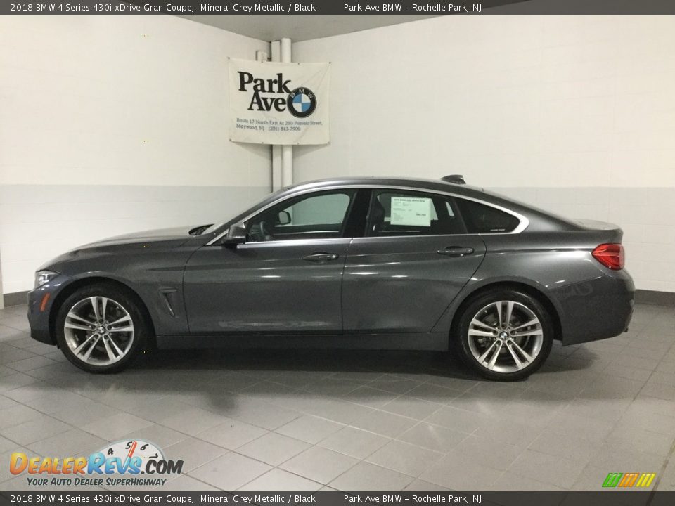 2018 BMW 4 Series 430i xDrive Gran Coupe Mineral Grey Metallic / Black Photo #2