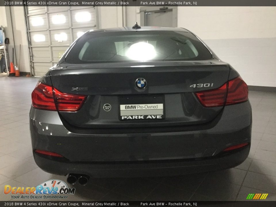 2018 BMW 4 Series 430i xDrive Gran Coupe Mineral Grey Metallic / Black Photo #4