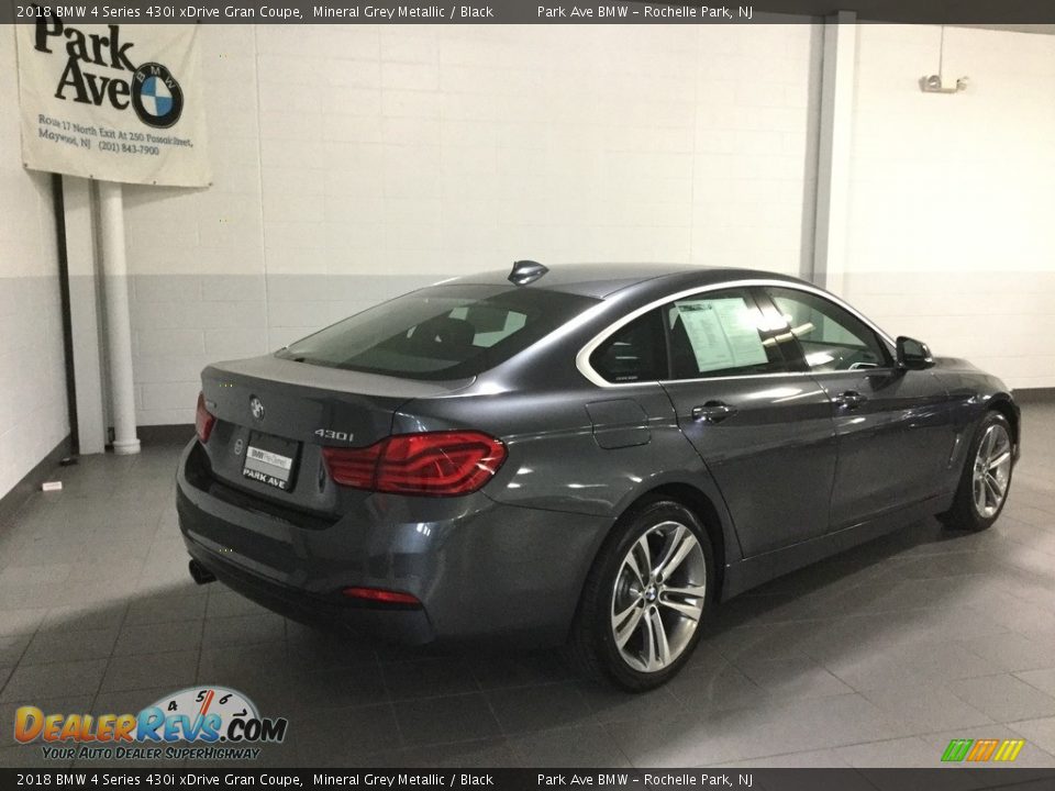 2018 BMW 4 Series 430i xDrive Gran Coupe Mineral Grey Metallic / Black Photo #5