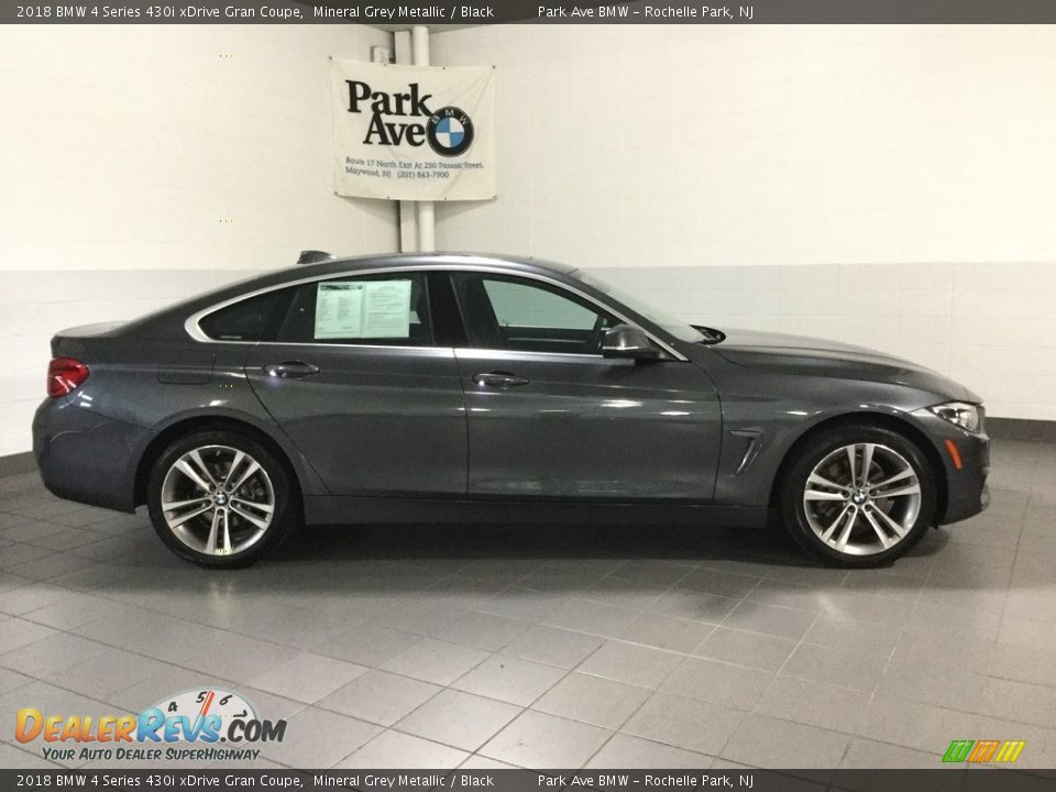 2018 BMW 4 Series 430i xDrive Gran Coupe Mineral Grey Metallic / Black Photo #6