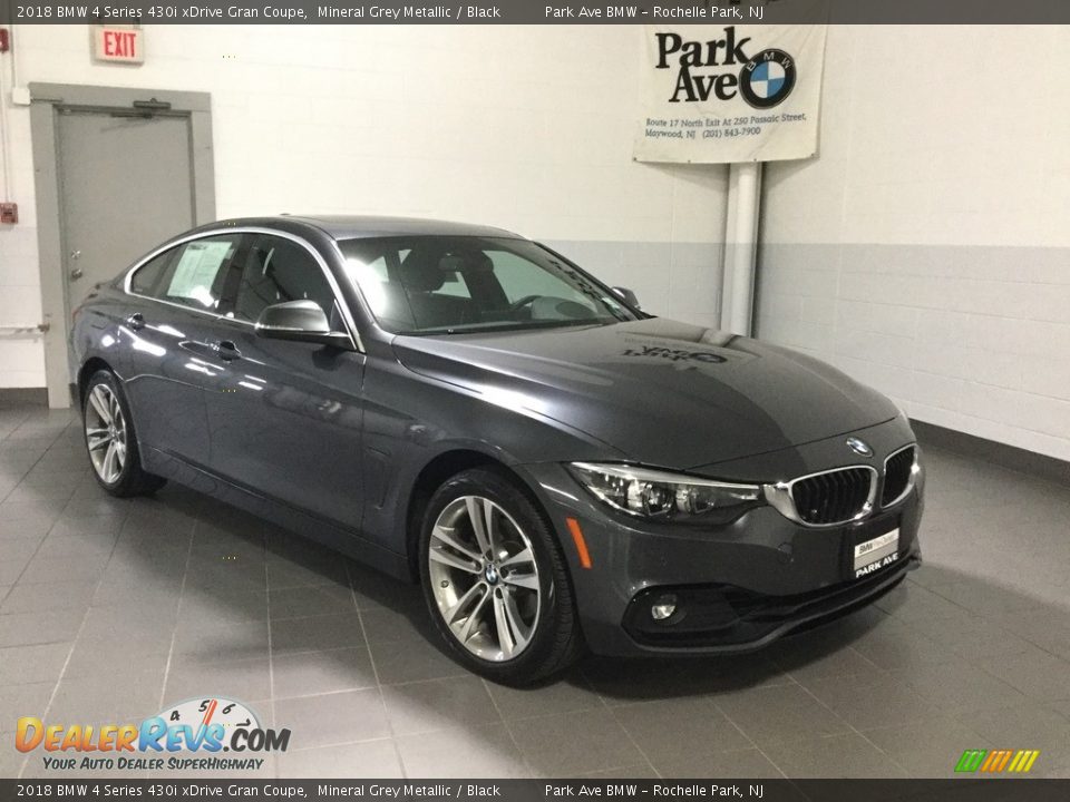 2018 BMW 4 Series 430i xDrive Gran Coupe Mineral Grey Metallic / Black Photo #7