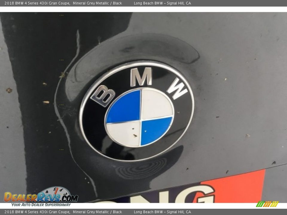 2018 BMW 4 Series 430i Gran Coupe Mineral Grey Metallic / Black Photo #7
