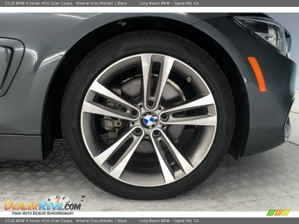 2018 BMW 4 Series 430i Gran Coupe Mineral Grey Metallic / Black Photo #8
