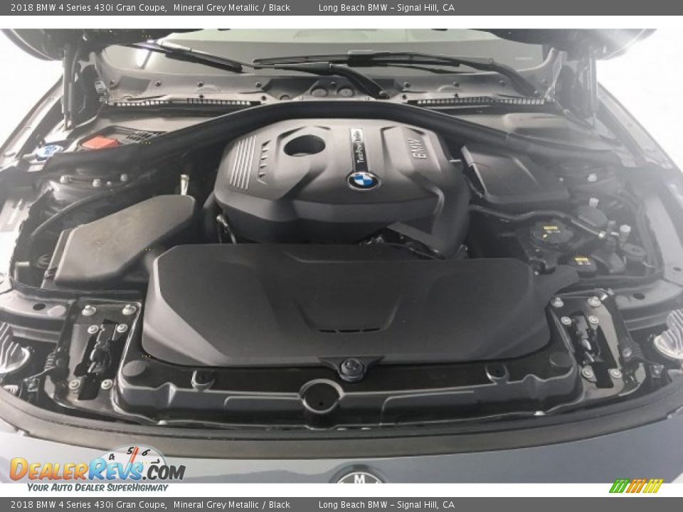 2018 BMW 4 Series 430i Gran Coupe Mineral Grey Metallic / Black Photo #9