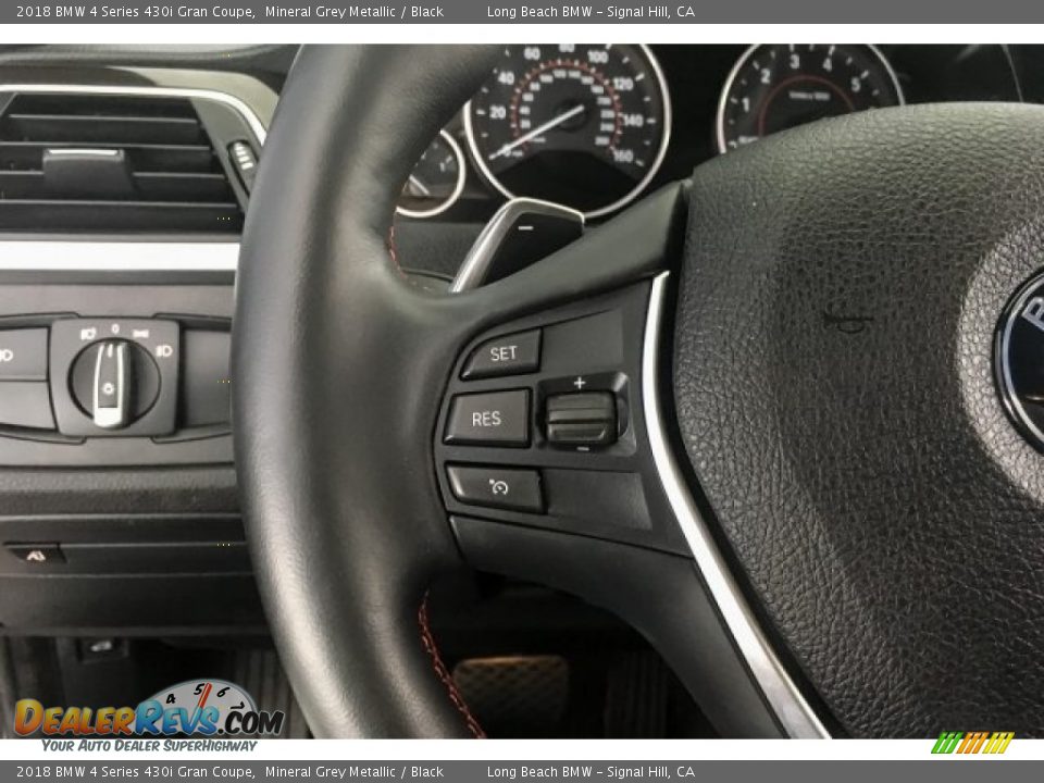 2018 BMW 4 Series 430i Gran Coupe Mineral Grey Metallic / Black Photo #14