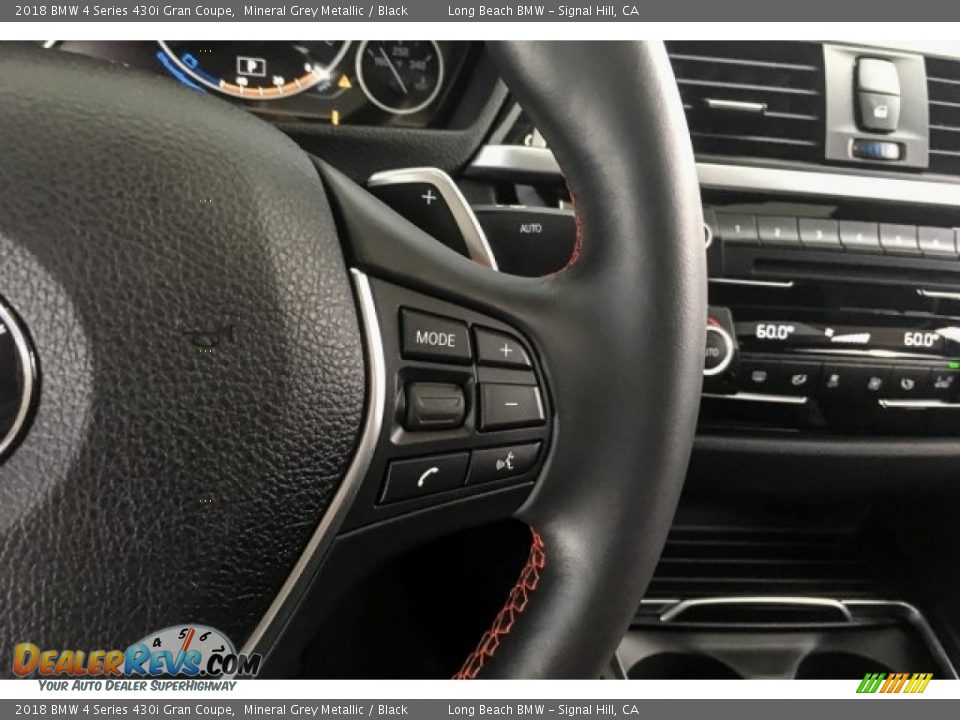 2018 BMW 4 Series 430i Gran Coupe Mineral Grey Metallic / Black Photo #15