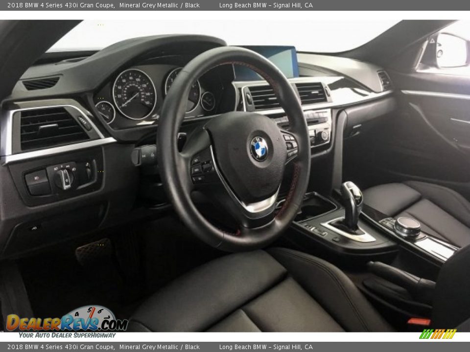 2018 BMW 4 Series 430i Gran Coupe Mineral Grey Metallic / Black Photo #18