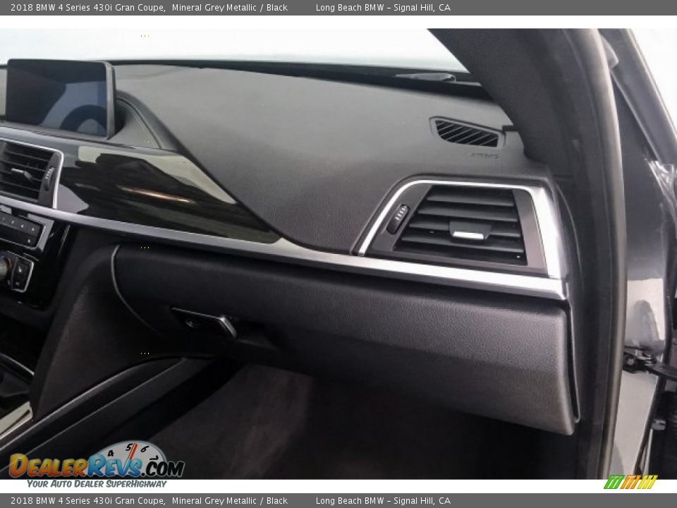 2018 BMW 4 Series 430i Gran Coupe Mineral Grey Metallic / Black Photo #22