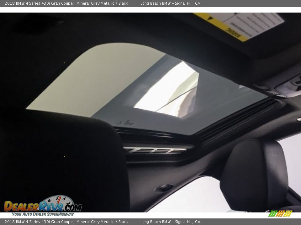2018 BMW 4 Series 430i Gran Coupe Mineral Grey Metallic / Black Photo #24