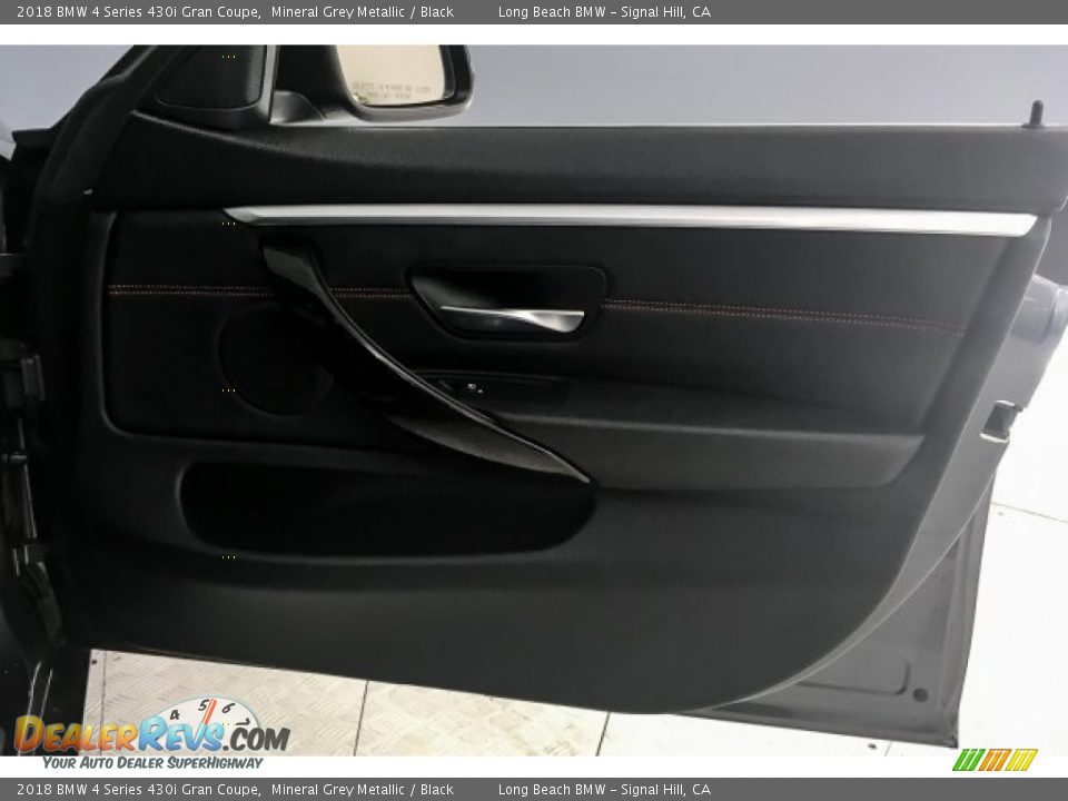 2018 BMW 4 Series 430i Gran Coupe Mineral Grey Metallic / Black Photo #25