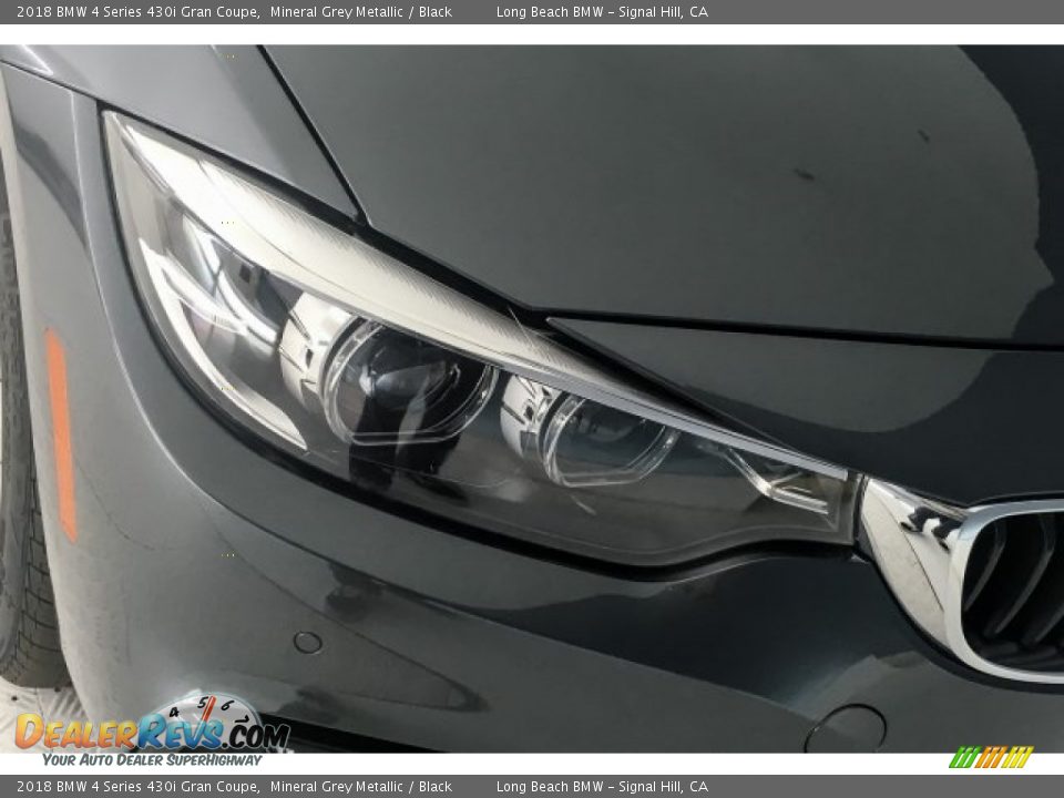 2018 BMW 4 Series 430i Gran Coupe Mineral Grey Metallic / Black Photo #27