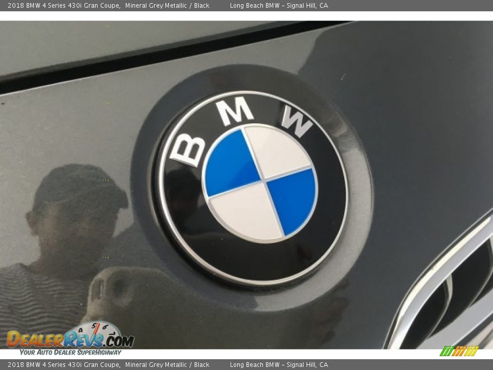 2018 BMW 4 Series 430i Gran Coupe Mineral Grey Metallic / Black Photo #28