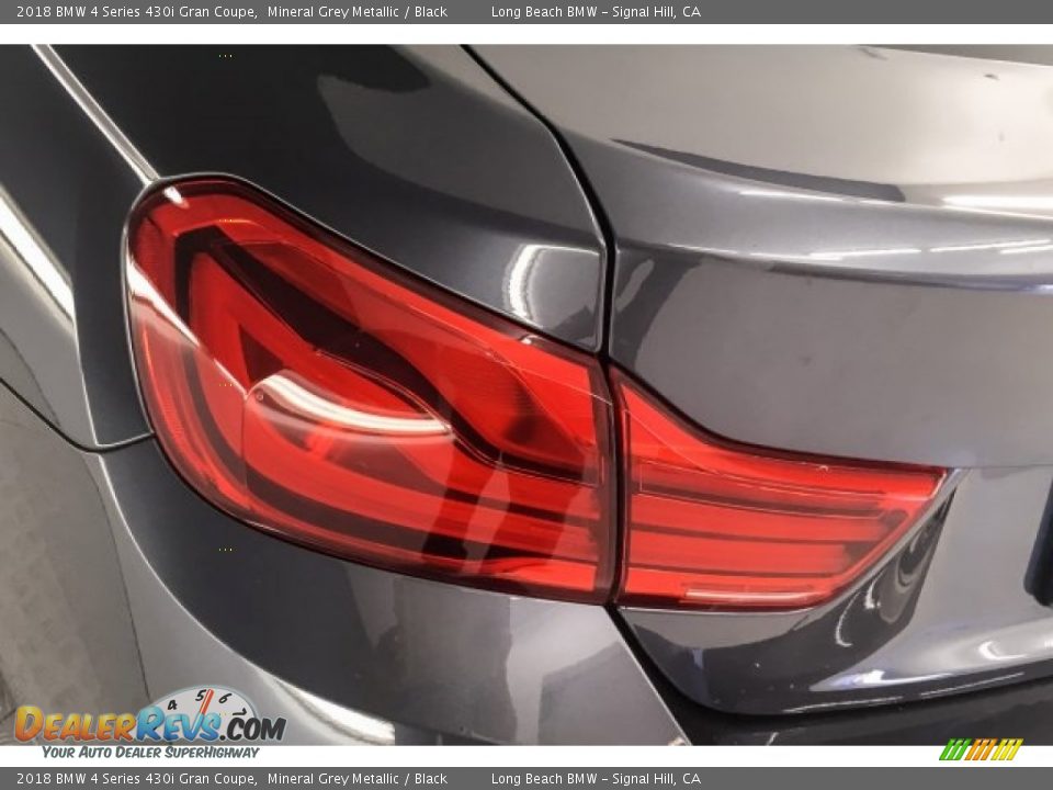 2018 BMW 4 Series 430i Gran Coupe Mineral Grey Metallic / Black Photo #29