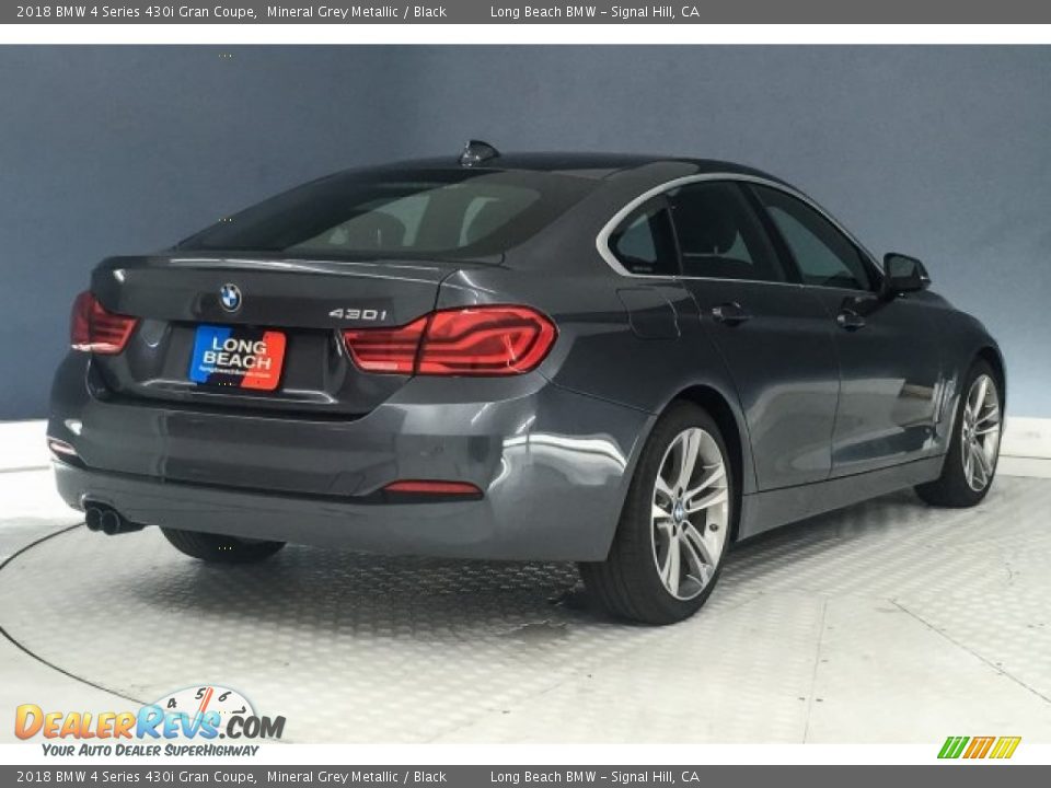 2018 BMW 4 Series 430i Gran Coupe Mineral Grey Metallic / Black Photo #32