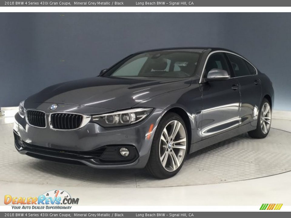 2018 BMW 4 Series 430i Gran Coupe Mineral Grey Metallic / Black Photo #33