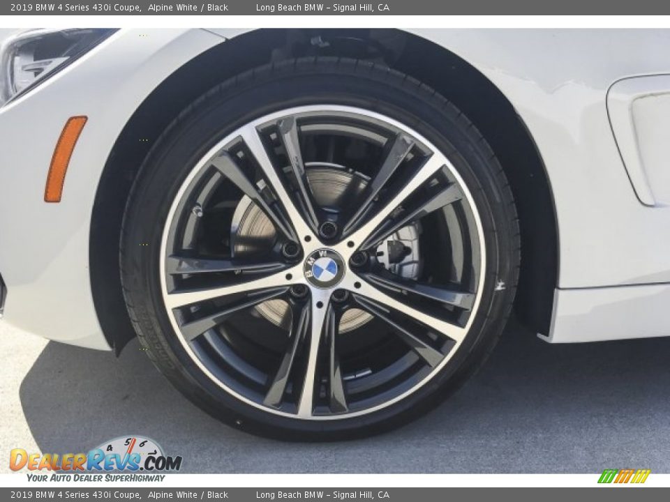 2019 BMW 4 Series 430i Coupe Alpine White / Black Photo #9