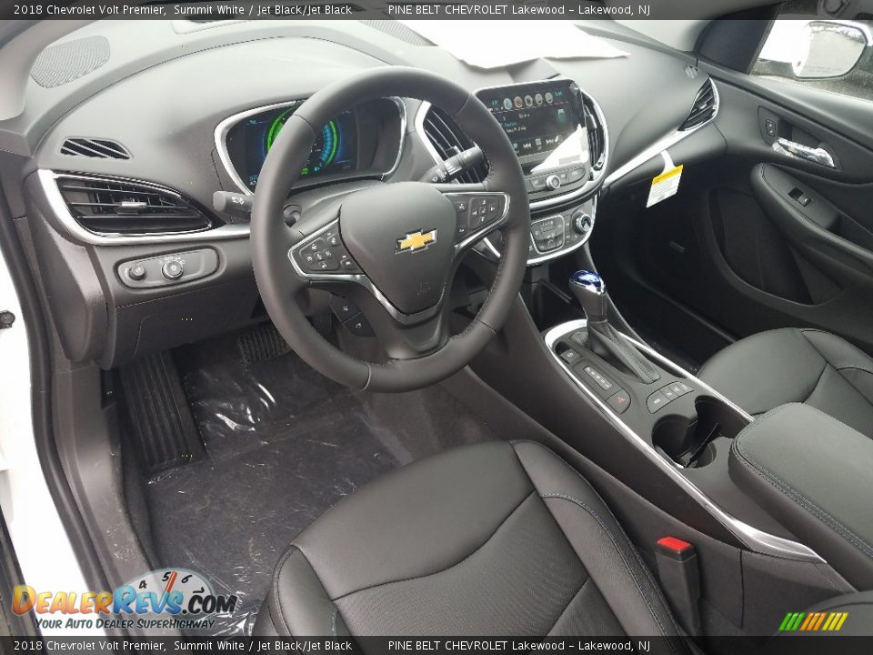 Jet Black/Jet Black Interior - 2018 Chevrolet Volt Premier Photo #7