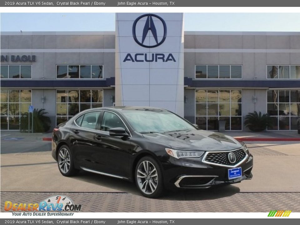 2019 Acura TLX V6 Sedan Crystal Black Pearl / Ebony Photo #1
