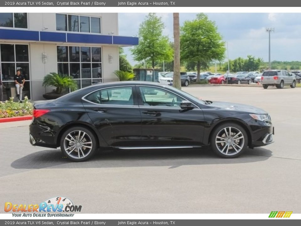 2019 Acura TLX V6 Sedan Crystal Black Pearl / Ebony Photo #8
