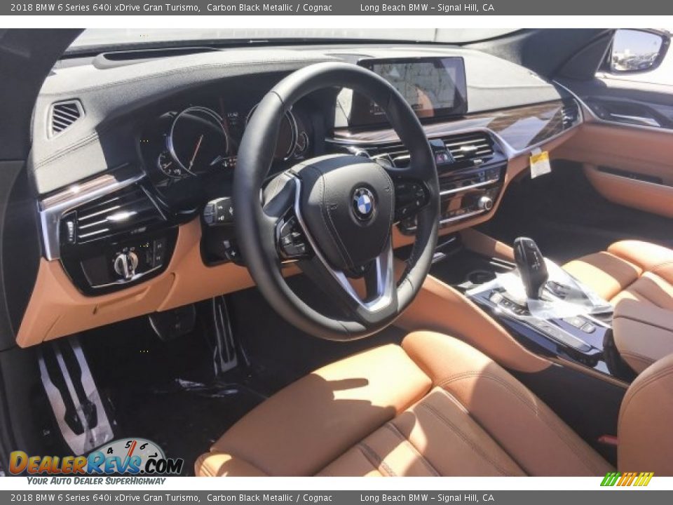 Cognac Interior - 2018 BMW 6 Series 640i xDrive Gran Turismo Photo #5