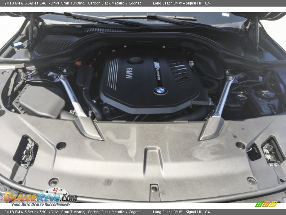 2018 BMW 6 Series 640i xDrive Gran Turismo Carbon Black Metallic / Cognac Photo #8
