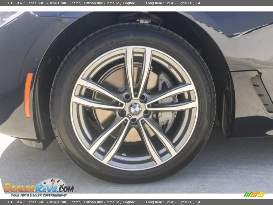 2018 BMW 6 Series 640i xDrive Gran Turismo Carbon Black Metallic / Cognac Photo #9