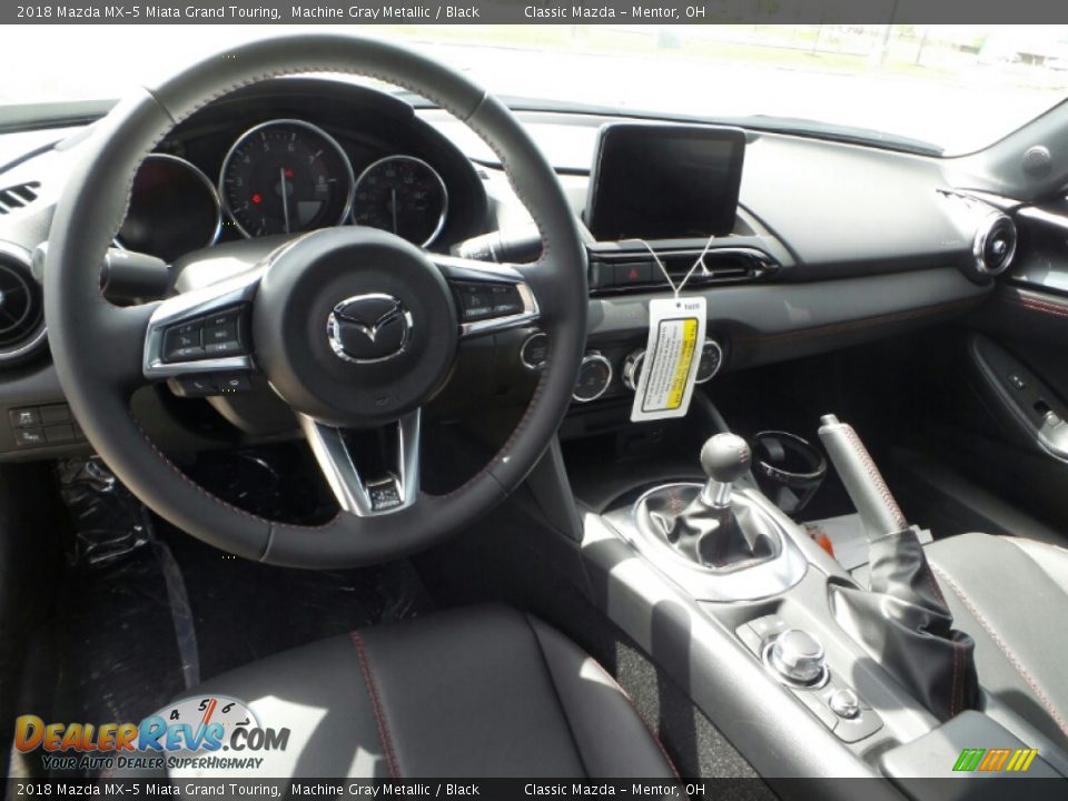 Black Interior - 2018 Mazda MX-5 Miata Grand Touring Photo #3