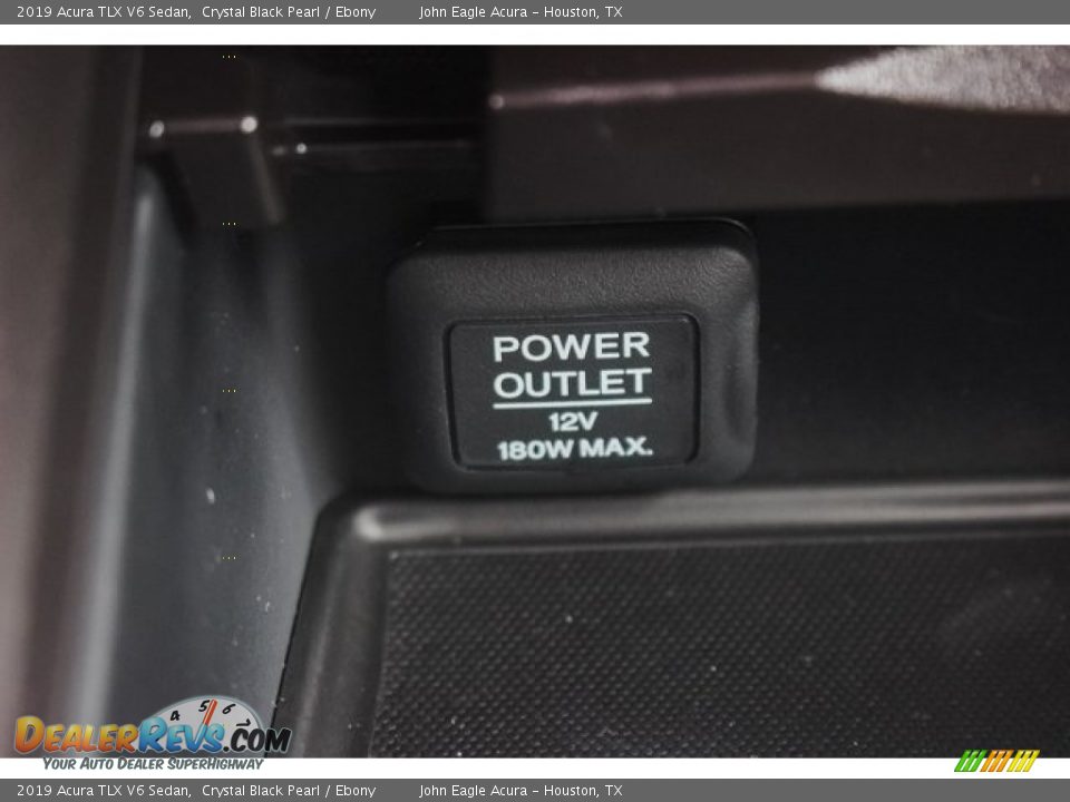 2019 Acura TLX V6 Sedan Crystal Black Pearl / Ebony Photo #36