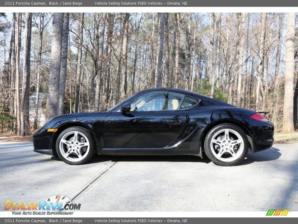 2011 Porsche Cayman Black / Sand Beige Photo #1