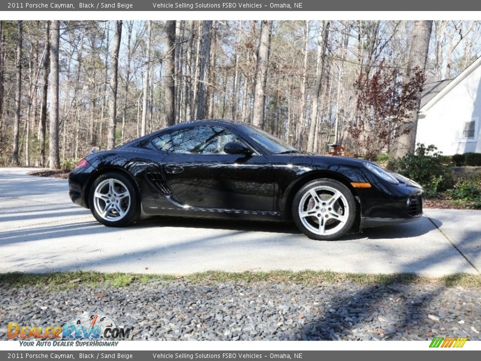 2011 Porsche Cayman Black / Sand Beige Photo #14