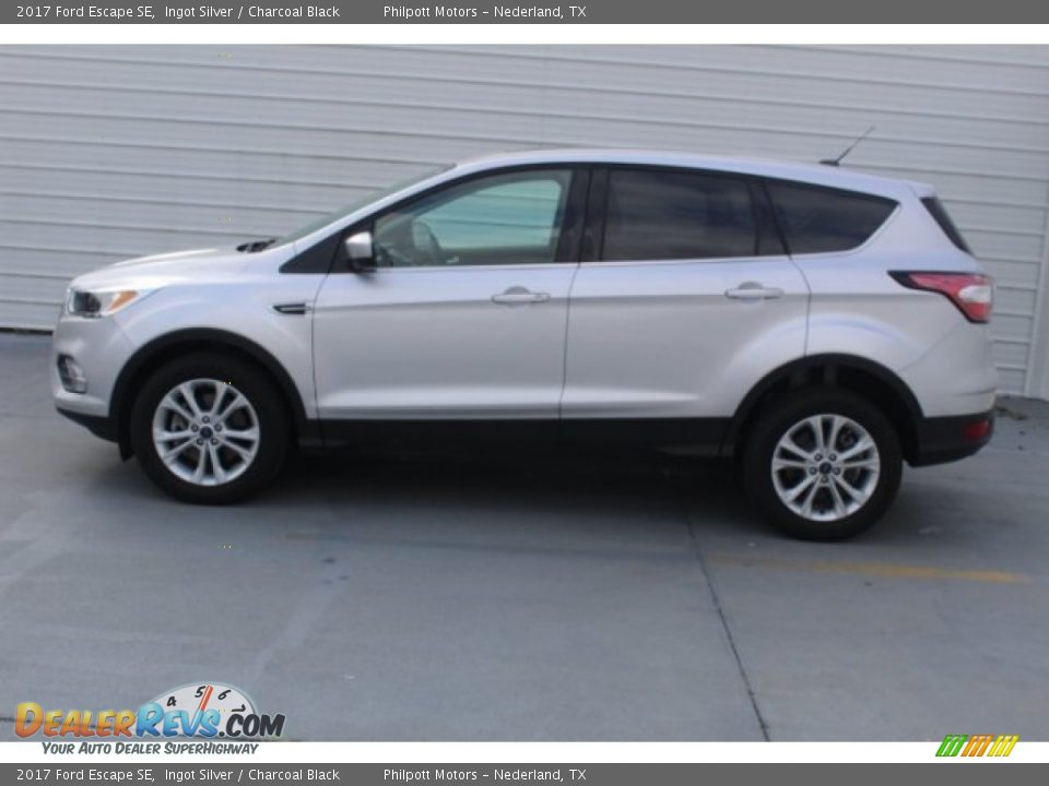 2017 Ford Escape SE Ingot Silver / Charcoal Black Photo #6